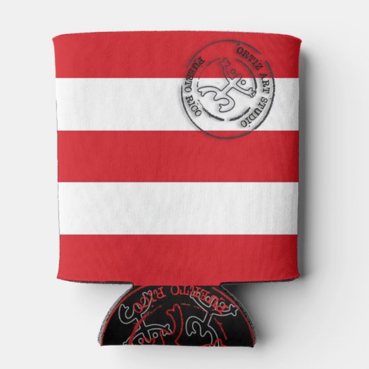 Puerto Rico Flag 缶クーラー (裏面)