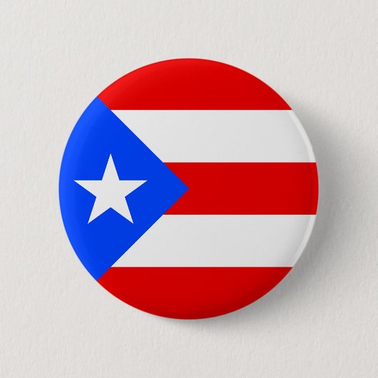 Puerto Rico Flag 缶バッジ (正面)