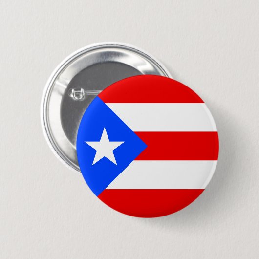 Puerto Rico Flag 缶バッジ (正面&裏面)