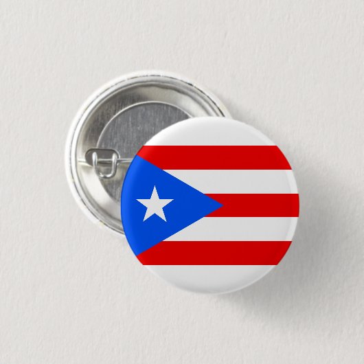 Puerto Rico flag  缶バッジ (正面&裏面)