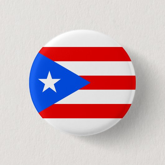 Puerto Rico flag  缶バッジ (正面)