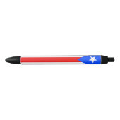 Puerto Rico Flag 黒ボールペン (正面)
