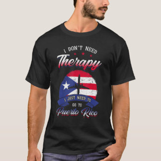 Puerto Rico Flag Boricua Patriotism Rich Port Tour Tシャツ