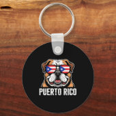 Puerto Rico Flag Boricua Puerto Rican Flag _1  キーホルダー (正面)