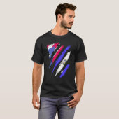Puerto Rico Flag El Salvador Grown Patriot Country Tシャツ (正面フル)