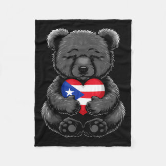 Puerto Rico Flag Puerto Rican Flag Boricua _1  フリースブランケット