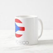 Puerto Rico Flag Travel Mug コーヒーマグカップ (正面右)
