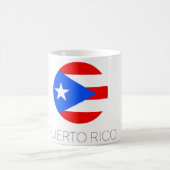 Puerto Rico Flag Travel Mug コーヒーマグカップ (中央)