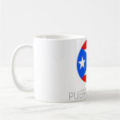 Puerto Rico Flag Travel Mug コーヒーマグカップ (左)