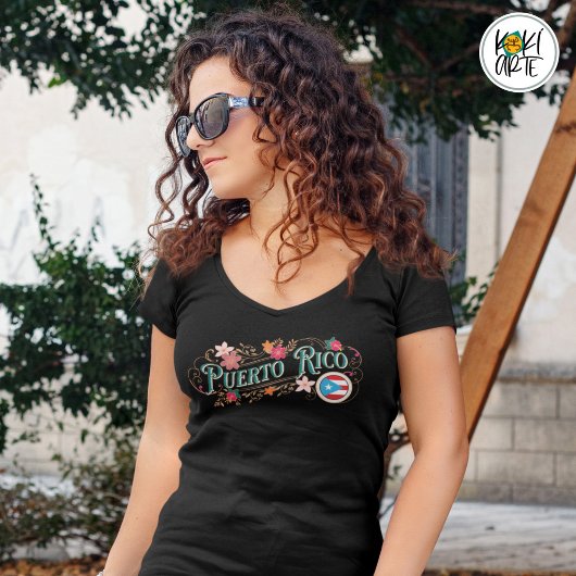 Puerto Rico Garden of the Caribbean Tシャツ