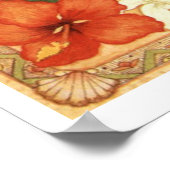 Puerto Rico Map ポスター (角)