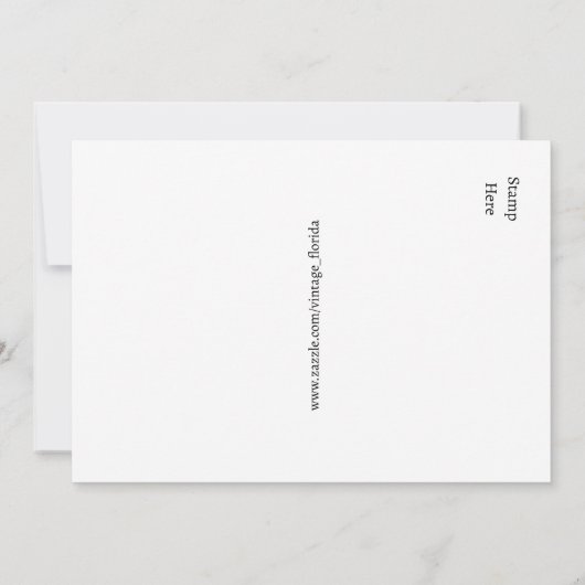 Puerto Rico Map 5x7 Big Postcard (裏面)