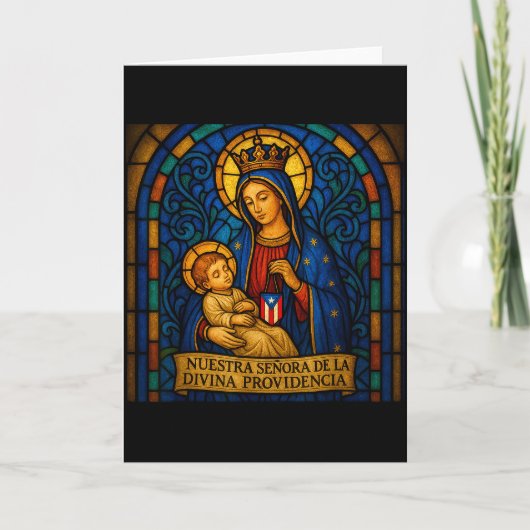 Puerto Rico Our Lady Of Divine Providence Virgin M カード (正面)