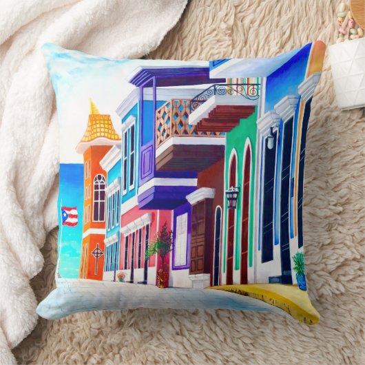 Puerto Rico Pillow クッション (ブランケット)