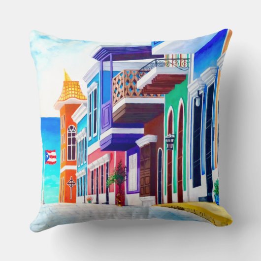 Puerto Rico Pillow クッション (裏面)