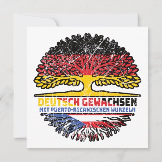 Puerto Rico Puerto-ricanisch Deutsch Deutschland カード (正面)