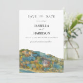 Puerto Rico Save the Date Template 招待状 (スタンド正面)
