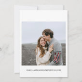 Puerto Rico Skyline Destination Wedding Invitation 招待状 (裏面)