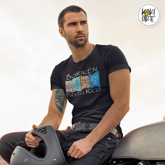 Puerto Rico Taíno Symbols Tシャツ