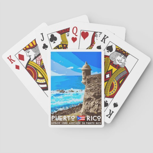 Puerto Rico Travel  Postcard Playing Cards トランプ (裏面)