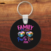 Puerto Rico Vacation 2026 Souvenir Matching Family キーホルダー (正面)