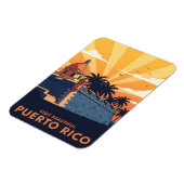 Puerto Rico Vintage travel マグネット (左側)