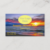 Puerto Sunset 1739 QR Code 名刺 (正面)