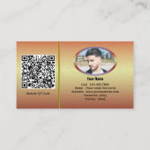 Puerto Sunset 1739 QR Code 名刺 (裏面)