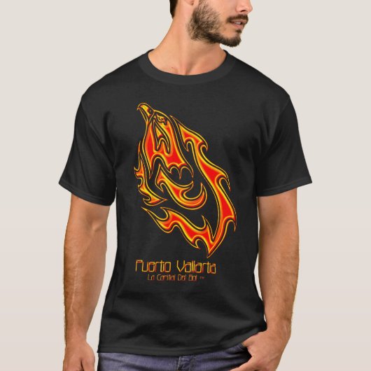 Puerto Vallartaのワシ15 Tシャツ (正面)