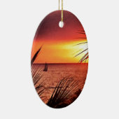 Puerto Vallartaの日没 セラミックオーナメント (右)