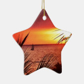 Puerto Vallartaの日没 セラミックオーナメント (右)