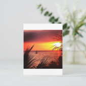 Puerto Vallartaの日没 ポストカード (スタンド正面)