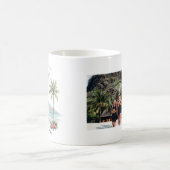 Puerto Vallarta Christmas | Personalized Photo コーヒーマグカップ (中央)