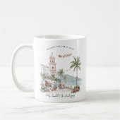 Puerto Vallarta Christmas | Personalized Photo コーヒーマグカップ (左)