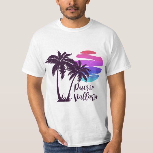 PUERTO VALLARTA Mexico Beach Vacation Spring Break Tシャツ (正面)