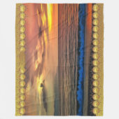 Puerto Vallarta Sunset 1577 フリースブランケット (正面)