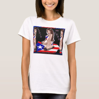 puertoricanlady tシャツ