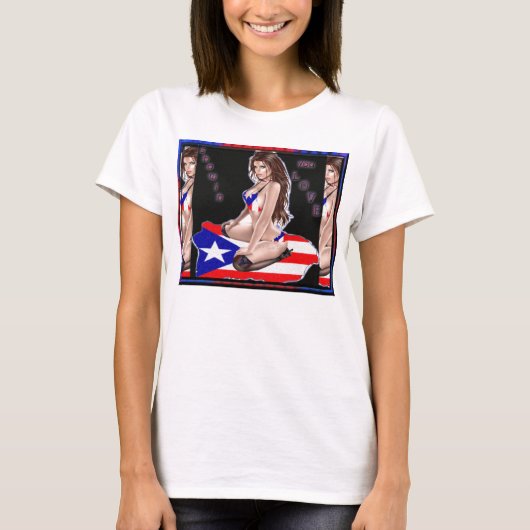 puertoricanlady tシャツ (正面)