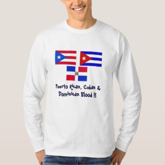 PuertoRico_flag、Cuba_flag、DominicanR_flag、Pu… Tシャツ