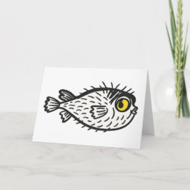 Puffer Fish Greeting card サンキューカード