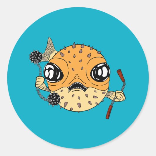 Pufferfish ラウンドシール (正面)