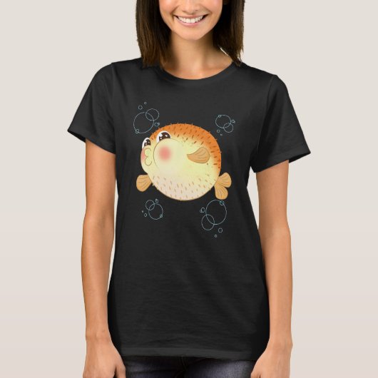 Pufferfish Blowfish Tetraodontidae Sea Squab Ballo Tシャツ (正面)