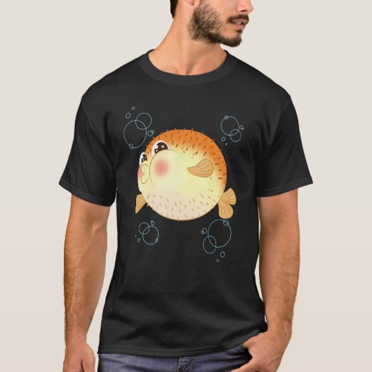 Pufferfish Blowfish Tetraodontidae Sea Squab Ballo Tシャツ (正面)