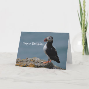 Puffinの誕生日の挨拶 カード