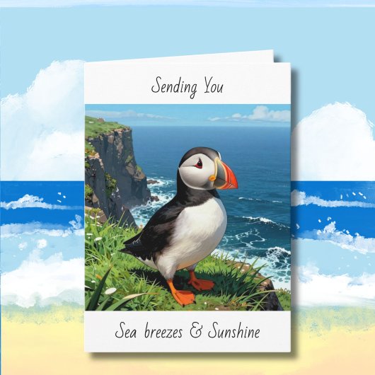 Puffin | あなたのことを想って | 幸せを願って カード