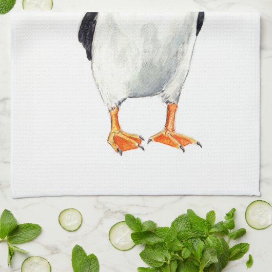 Puffin キッチンタオル (折り畳み)