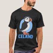 Puffin Bird Iceland Animal Tシャツ (正面)