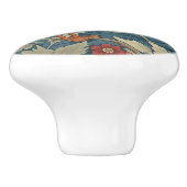 Puffin Bird William Morris style Right Facing セラミックノブ (側面)