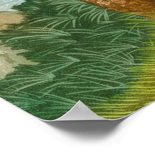 Puffin by John James Audubon ポスター (角)