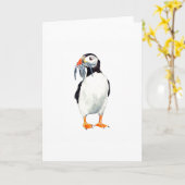 Puffin card カード (黄色い花)